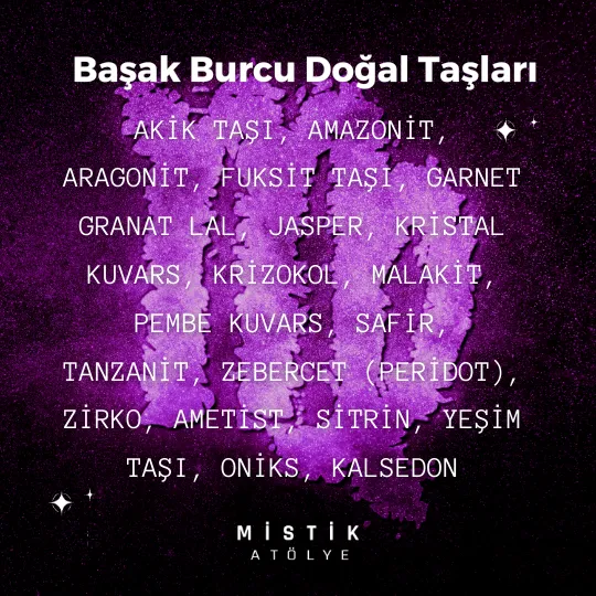 Başak Burcu Kristalleri